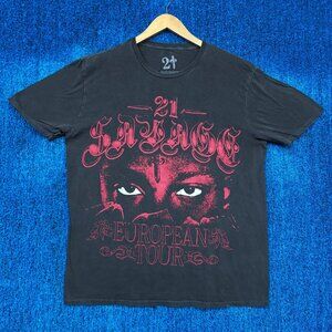 21 Savage American Dream European Tour Oversized Rap Tee Size Medium